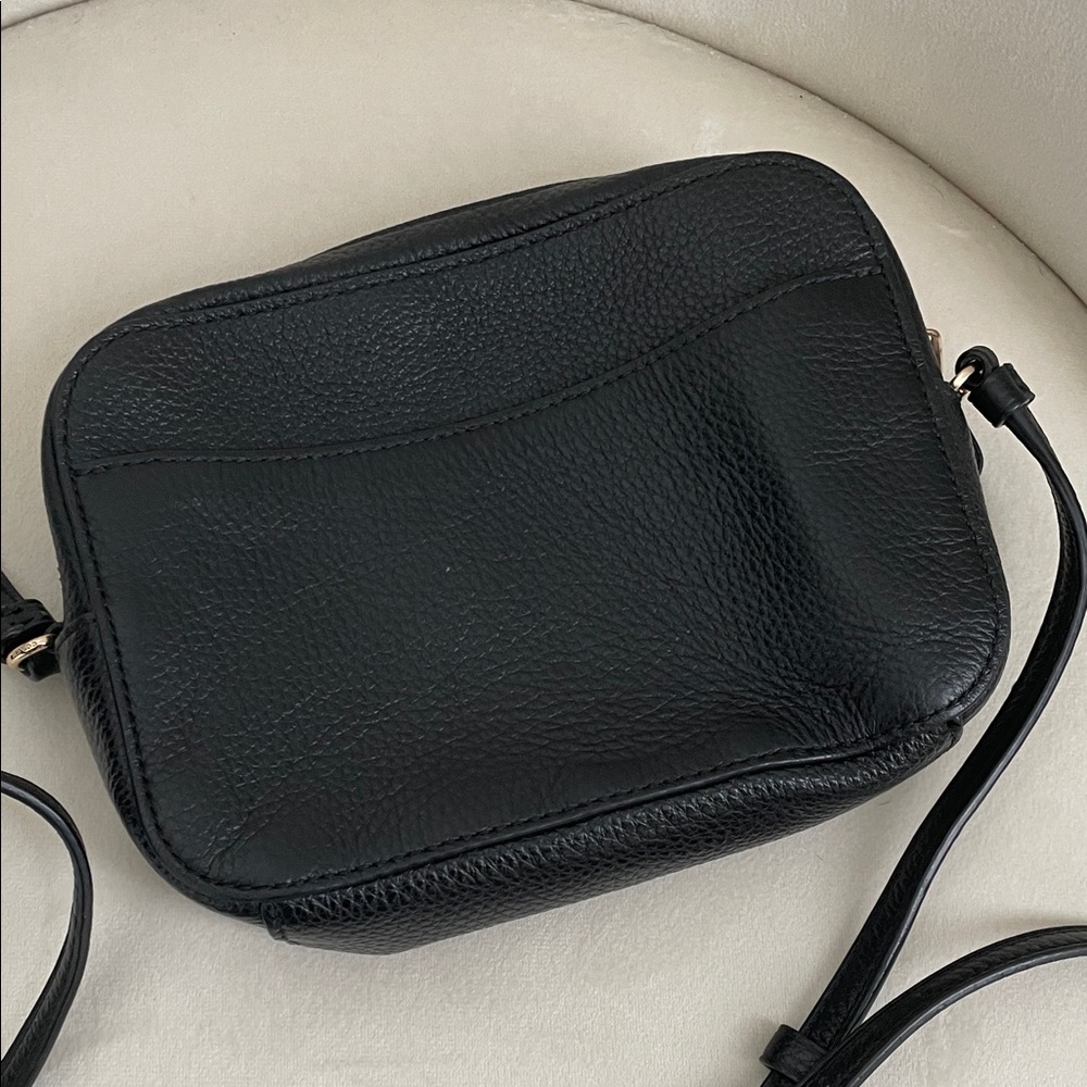 Coach Black Pebbled Leather Crossbody Bag - Picture 6 of 9